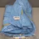 Elcoho 55 x 55 Inch Extra Large Inflatable Game Table with Waterproof Playing Cards Floating Pool Table Drink Holder Inflatable Ice Serving Tray Buffet Bar for Pool Summer Party, Light Blue