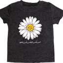 Mama and Mini Shirts Mommy and Me Matching Cute T-Shirts Mother and Daughter Son Gifts Tee (Gray)