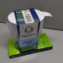 Brita Small 6 Cup Denali Water Filter Pitcher with 1 Brita Elite Filter, Made Without BPA, White