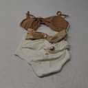 Narecte Modest One Piece Swimsuit Women 2025 Womens Swimsuits Bathing Suit for Women Womens Bathing Suits Tummy Control (8-10, Brown)