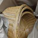 Set of 3 Rattan Bread Basket, 3 Sizes Stackable