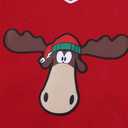 YWIES Griswold #00 Movie Christmas Basketball Jerseys Stitched Letters and Numbers S-XXXL (Red, XL)