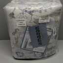 Machine Washable Rugs Nursery Rug 6x9 Cute Girl Non Slip Low Pile Water Repellent Soft Print Pattern for Bedroom Indoor Decor Kids Playroom Blue white