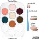 PanPastel Artist Pastels by GOLDEN, Skin Tones Set, 7 Color, Professional Artist Pastels, Unique Pan Format (cake-like)