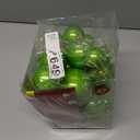 AMS 40ct Christmas Ball Plated Ornaments Tree Collection for Holiday Wedding Party Decoration(40ct Pearl, Green)