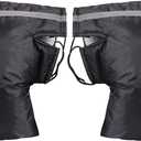 Motorcycle Handlebar Gloves Muff for Cold Weather Waterproof Riding Mittens Windproof E-Bike Handguards Hand Protectors Covers Winter Warm Cotton Handle Cover Gloves (1 Pair)