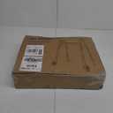 Folding Walkers for Seniors with 2 Skis and 5" Wheels, Lightweight Adult Rolling Walker, Supports Up to 350 Pounds, Adjustable Height, Aluminum Standard Walker, Black