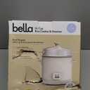 bella 16 Cup Rice Cooker with Steamer, Dishwasher Safe Steaming Basket, Rice Paddle and Measuring Cup, Removable Nonstick Cooking Bowl, Automatic Keep Warm Function, 400 Watt, Oatmilk