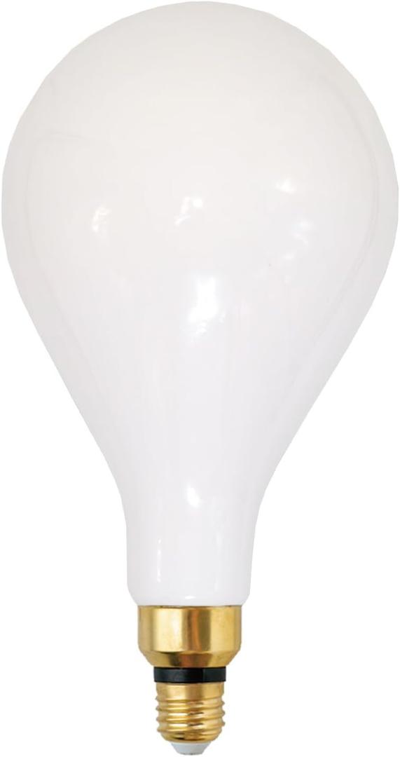 SD LUX Oversized LED Light Bulb Giant vintage Edison filament bulb 16W 2400LM (Equi. 200W) E26 base Large bulb milky glass for Home Office, Non-dimmable Warm White,1 pack (Warm White (3000K), PS160WT)