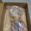 Tea Party Set for Little Girls 1-3 Kids Tea Set with Silicone Teapot Cups Coasters Carrying Scoop Wooden Tray, Kitchen Accessories Pretend Play for Girls Boys Age 3 4 5 (15 Pcs)