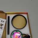 Sunset Lamp Projection, Sunset Night Light Rainbow Projector 180 16 Color Changing 4 Modes, Vlog, Photography, Decorative, Party Decor, Gift for Women(16 Color) (Red) 