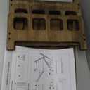 Newborn Photography Props Bed Prop Brown  Rustic Mini Wooden Bed for Baby Photography, Infant Photoshoot Posing Prop for Newborn Sessions