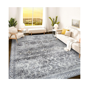 Istana 9x12 Area Rug - Grey 9 x 12 Area Rugs for Living Room - Foldable 9x12 Rugs for Bedroom - Stain Resistant Washable Rug - Eco-Friendly Area Rugs