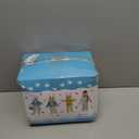 To.beone Easter Bunny Mascot Costume with Blue Jacket, Striped Bow Tie, Adult Size Full Body Rabbit Character Suit for Holiday Events and Parties