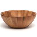 Lipper International Acacia Round Flair Bowl