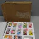 Gejoy 12 Pcs Mini Interchangeable Gnome Tree Topper, Valentine's Day Seasonal Resin Gnome Ornaments 5.1'' Miniature Christmas Tree Toppers for Year Round Gift, Office Home Decor, 1 Spring