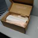 Foldable Stone Bath Mat, Quick Dry Stone Drying Mats for Bathroom, Super Absorbent Bath Mat, Non Slip, Large Diatomaceous Earth Dish Drying Mats for Kitchen Counter 23.5 x 15.4in, White