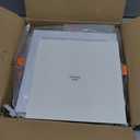 Square 8 Inch LED Recessed Light,18W 6000k Daylight,No Dimmable,4Pack Ultra Thin LED Recessed Lighting with J-Box. 8" Recessed Ceiling Wafer Canless Fixtures .Slim Can-Killer Lights,CRl90+