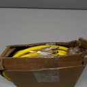 POWGRN 50 ft 12/3 Outdoor Extension Cord Waterproof Heavy Duty with Lighted Indicator End 12 Gauge 3 Prong, Flexible Cold-Resistant Long Power Cord Outside, 15Amp 1875W SJTW Yellow ETL Listed