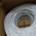 Rapink Cat6 Ethernet Cable 1000ft, Cat6 ethernet Cable 23AWG Solid Bare Copper 10G Support, UTP cat6 Cable 550MHZ, cat 6 Cable 1000ft POE Support White