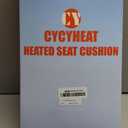 10000mAh Heated Seat Cushion Battery Operated - Foldable Portable USB Rechargeable Heating Seat Cushion for Office, Bleacher, Stadium, (Upgraded Black- Foldable)