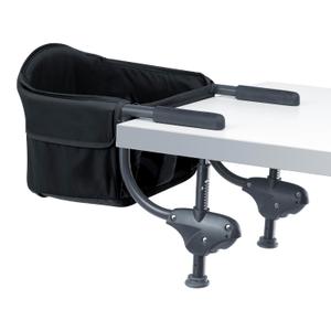 Chicco Caddy Hook-On Chair, Portable High Chair for Babies and Toddlers, for Children up to 37 lbs., Lightweight, Compact Fold, Black/Black