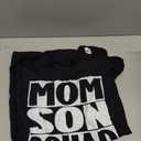 Mom Son Squad Unbreakable Bond Family T-Shirt (Black, XXL)