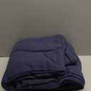 Full/Queen Size Fleece Blanket | Comfy Supersoft Fleece Blanket Full Size  All-Season Light Weight Throw Blanket | Luxuriously Soft | Throw Blanket for Couch and Sofa | Machine Wash | Navy