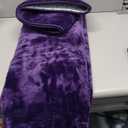 Przemy Washable Area Rug for Bedroom Living Room, 4x6 Feet Dark Purple Memory Foam Rug, Super Soft Modern Indoor Carpet for Bedside Kids Room Girls Boys Dorm Nursery Decor Mat