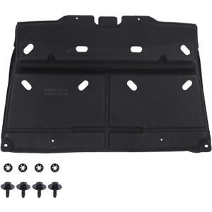 Splash Panel Shield Under Diaper with mounting Screws Compatible with 2015-2020 Ford F150 with Gasoline Engine/Not Fit Raptor Model/Not Fit 3.0L Diesel,Replace ML3Z-7222-D