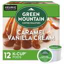 6 pack of Green Mountain Coffee Roasters Caramel Vanilla Cream Keurig Single-Serve K-Cup pods, Light Roast Coffee, 12 Count, No BB Date