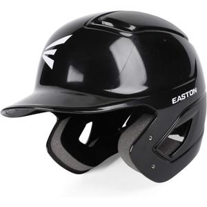 Easton | ALPHA Baseball Batting Helmet , Black, Medium/Large (6 5/8" - 7 1/4")