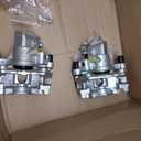 TRQ Rear Brake Caliper Set Zinc Coated Hardware Compatible with 2007-2009 Ford Focus