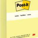 Post-it Notes, 3 in x 5 in, 12 Sticky Notes Pads, 100 Sheets per Pad, Canary Yellow, The Original Post-it Note, School Supplies and Oce Products