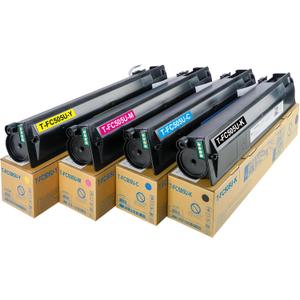 T-FC505U T-FC505U-K T-FC505U-C T-FC505U-M T-FC505U-Y Toner Cartridge Replacement for TFC505U Toner for E-Studio 2505AC 3005AC 3505AC 4505AC 5005AC Printer (4-Pack,CMYK