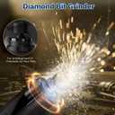 2-in-1 Dog & Cat Nail Clipper with Grinder - Dual Highlight LED Reduce Over-Trimming, Long Battery Cordless USB-C Rechargeable, Safety Lock & Catcher Cap, Quiet Home Grooming for Small Large Pets