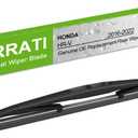 3 x PARRATI® Rear Windshield Wiper Replacement for Honda HRV 2016-2022 | 10 Inch Back Wiper Blade, Quiet and Smooth Wiping, Tool-Free Easy Installation for Better Driving Visibility