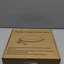 Chicken Water Heater for Winter, 110Watt Thermostat Heated Poultry Waterer Base with 9.8ft Power Cord,Suitable for Plastic/Metal Poultry Waterer (Black, 11INCH-2PACK)