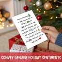 3 x Cute Cat Christmas Card, Merry Christmas Cards for Cat Dad & Mom, Xmas Card Gift from Pet, Funny Holiday Cards for Men Women