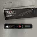 PREXISO Pocket Laser Measurement Tool, 135Ft Laser Distance Meter Backlit Display Laser Measure with Pen Clip Ft/Ft+in/in/M Unit - Pythagorean, Distance, Area, Volume Modes for Home, Industries (Black)