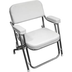 Wise 3316-784 Offshore Series Folding Deck Chair, Brite White