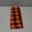 Halloween Buffalo Check Plaid Table Runner, Polyester Classic Family Dinner Table Runners for Indoor Outdoor Parties Home Decoration