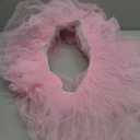 Zhanmai Mardi Gras Costume Tutu Skirt Women Adult Classic Elastic 5 Layered Short Tulle Skirt 80's Dance Costume for Lady (Light Pink)