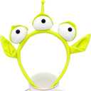 Jing xin Alien Monster Plush Eyeball Headband Accessories for Party Cosplay (Green)