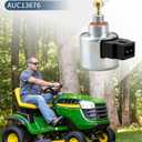 AUC13676 Fuel Solenoid Valve Fit for John Deere Tractor 107H 92H D125 E120 E130 E140 S120 S130 S140 X127 X135R X146R, Fit for John Deere Mower Z235 Z255 Z515E Z735E