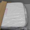 Papablic Baby Bassinet, Bedside Bassinet for Baby with Four-Sided Breathable Mesh & Soft Mattress, Adjustable Bassinet Bedside Sleeper with Storage Basket and Wheels, Easy to Assemble, Gray (Grey)