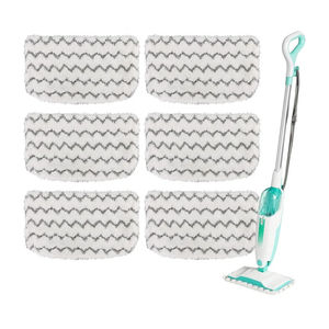 6 Pack Thickened Steam Mop Replacement Pads, Durable Microfiber Mop Pads Compatible with Shark S1000/S1000A/S1000C/S1000WM/S1001C, Washable Pads for Pet Owners and Families with Kids