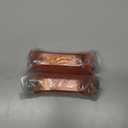 Partsam 2PCS 3 LED Truck Trailer Front Rear LED Side Marker Lights [DOT Approved] indicator Lamp Sealed & Waterproof Surface Mounted Installation Amber 3.9"