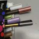 Dyvicl Metallic Marker Pens - Set of 10 Medium Point Metallic Markers for Rock Painting, Black Paper, Card Making, Scrapbooking Crafts, DIY Photo Album