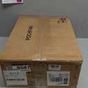 42 Inch Brushed Nickel Ceiling Fans with Lights and Remote, LED Low Profile Flush Mount Ceiling Fan for Bedroom, Living Room, Patio, Quiet DC Motor, 5 Blades